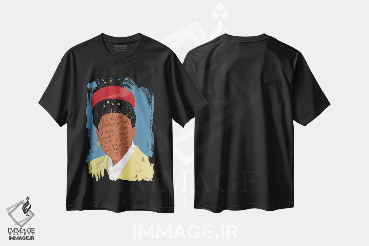 تیشرت طرح دار آماندا گورمن، هنر آمریکایی آفریقایی تبار اثر بک آکارد | immage.ir