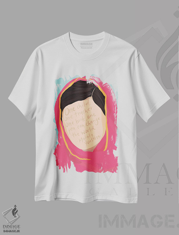 تیشرت طرح دار ملالا، دکور آسیایی اثر بک آکارد | immage.ir