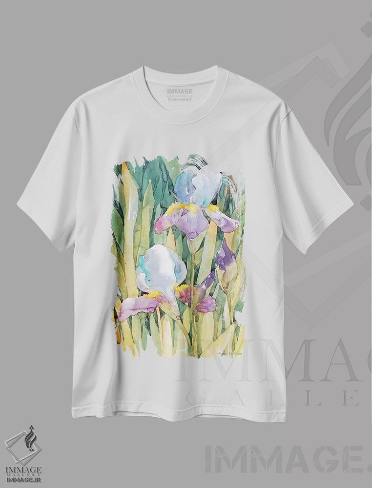 تیشرت طرح دار زیر خورشید، تزئینی اثر آنلاین بوکنکمپ | فروشگاه ایماژ