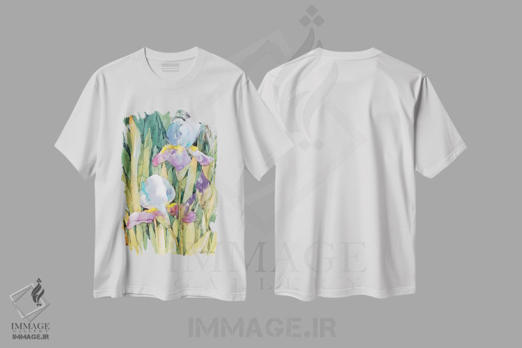 تیشرت طرح دار زیر خورشید، تزئینی اثر آنلاین بوکنکمپ | فروشگاه ایماژ