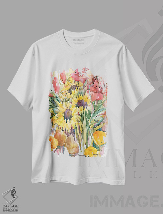 تیشرت طرح دار می بینمت در سپتامبر، مدیوم اثر آنلاین بوکنکمپ | immage.ir