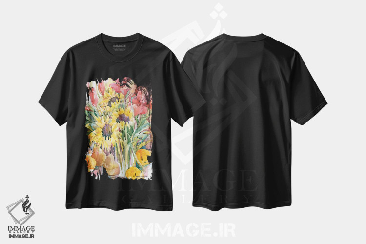 تیشرت طرح دار می بینمت در سپتامبر، مدیوم اثر آنلاین بوکنکمپ | فروشگاه ایماژ