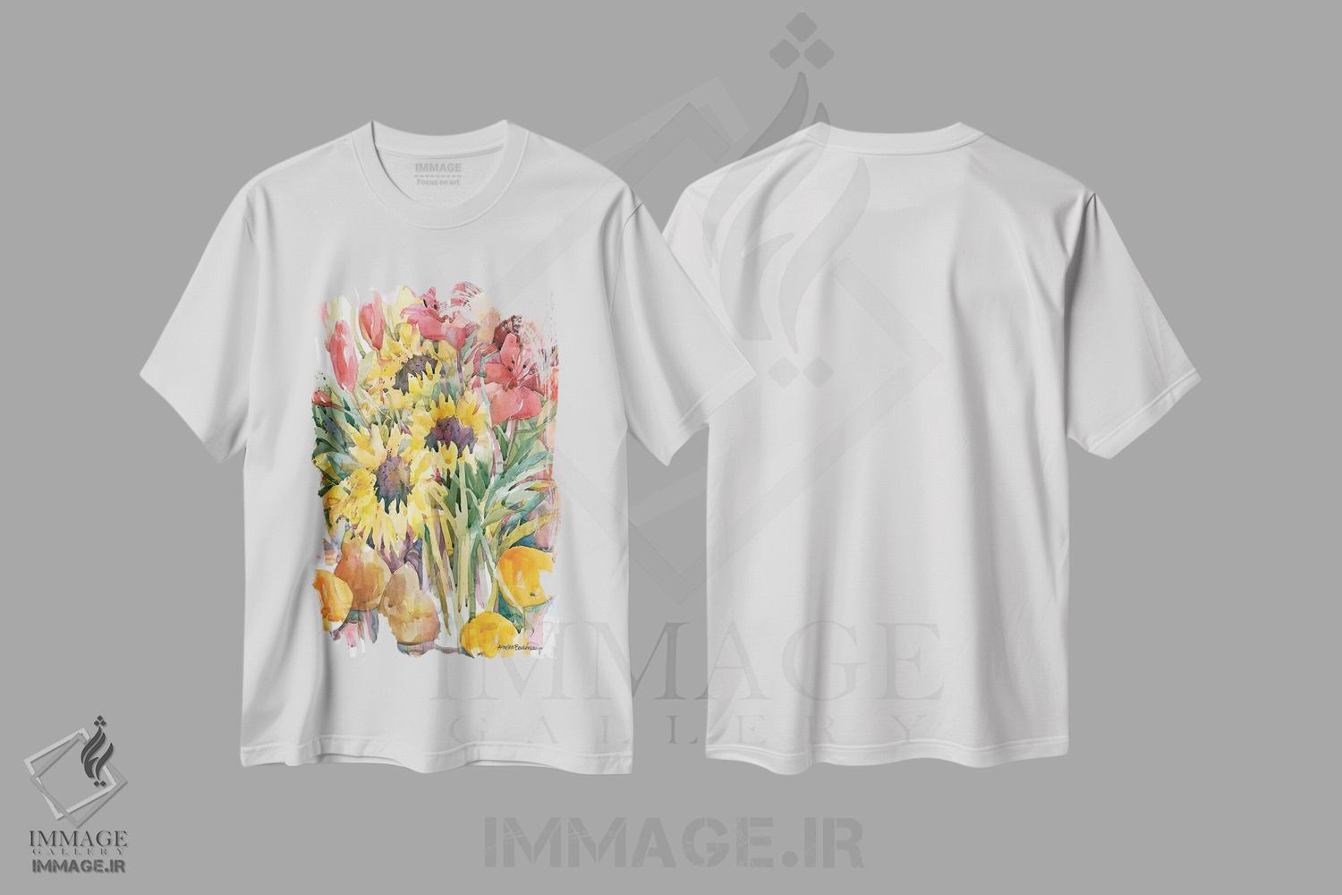 تیشرت طرح دار می بینمت در سپتامبر، مدیوم اثر آنلاین بوکنکمپ | immage.ir