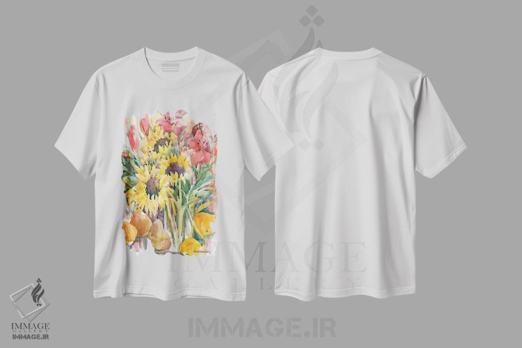 تیشرت طرح دار می بینمت در سپتامبر، مدیوم اثر آنلاین بوکنکمپ | immage.ir