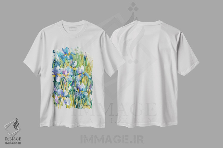 تیشرت طرح دار پیام آوران تابستان، مدیوم اثر آنلاین بوکنکمپ | فروشگاه ایماژ
