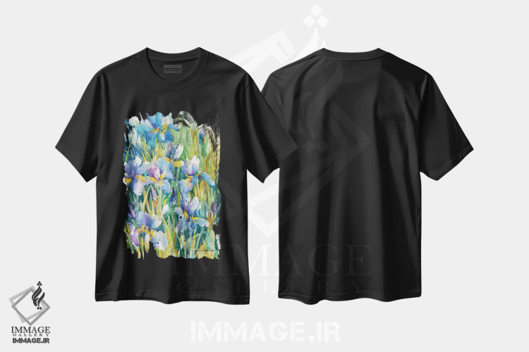 تیشرت طرح دار پیام آوران تابستان، مدیوم اثر آنلاین بوکنکمپ | immage.ir