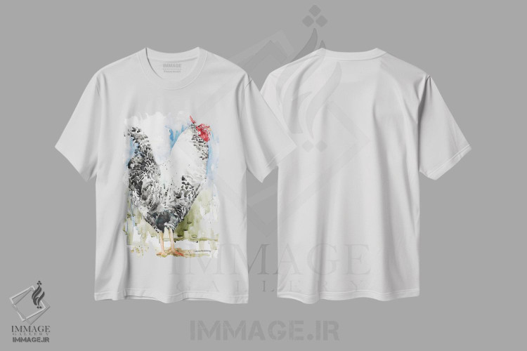 تیشرت طرح دار عالیجناب، دکور روستایی اثر آنلاین بوکنکمپ | فروشگاه ایماژ