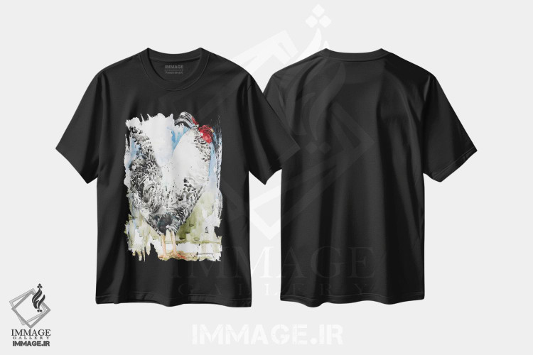 تیشرت طرح دار عالیجناب، دکور روستایی اثر آنلاین بوکنکمپ | immage.ir