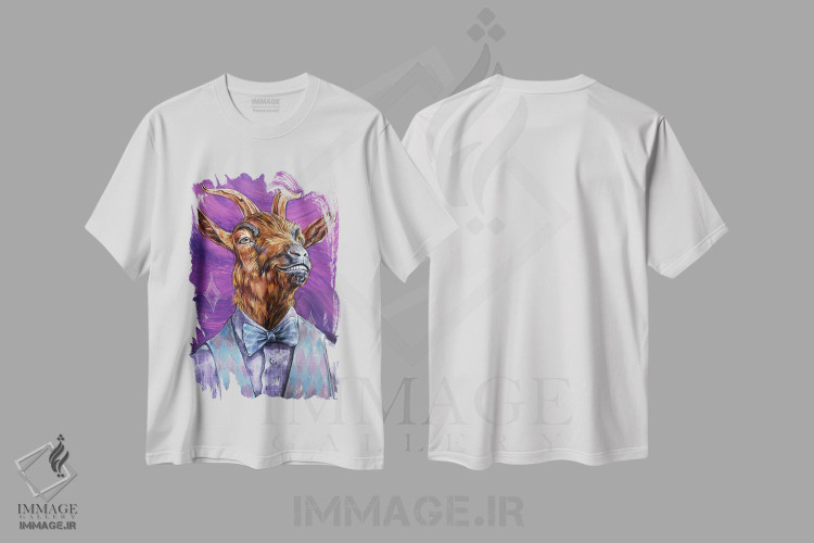 تیشرت طرح دار ژامبون نمکی، هنر فاخر معاصر اثر آرت برادران اسوارتز | فروشگاه ایماژ