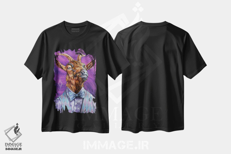 تیشرت طرح دار ژامبون نمکی، هنر فاخر معاصر اثر آرت برادران اسوارتز | immage.ir