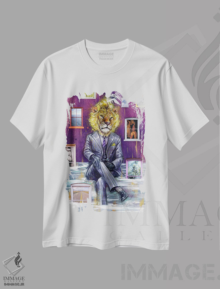 تیشرت طرح دار آن سوی آینه، هنر فاخر اثر آرت برادران اسوارتز | immage.ir