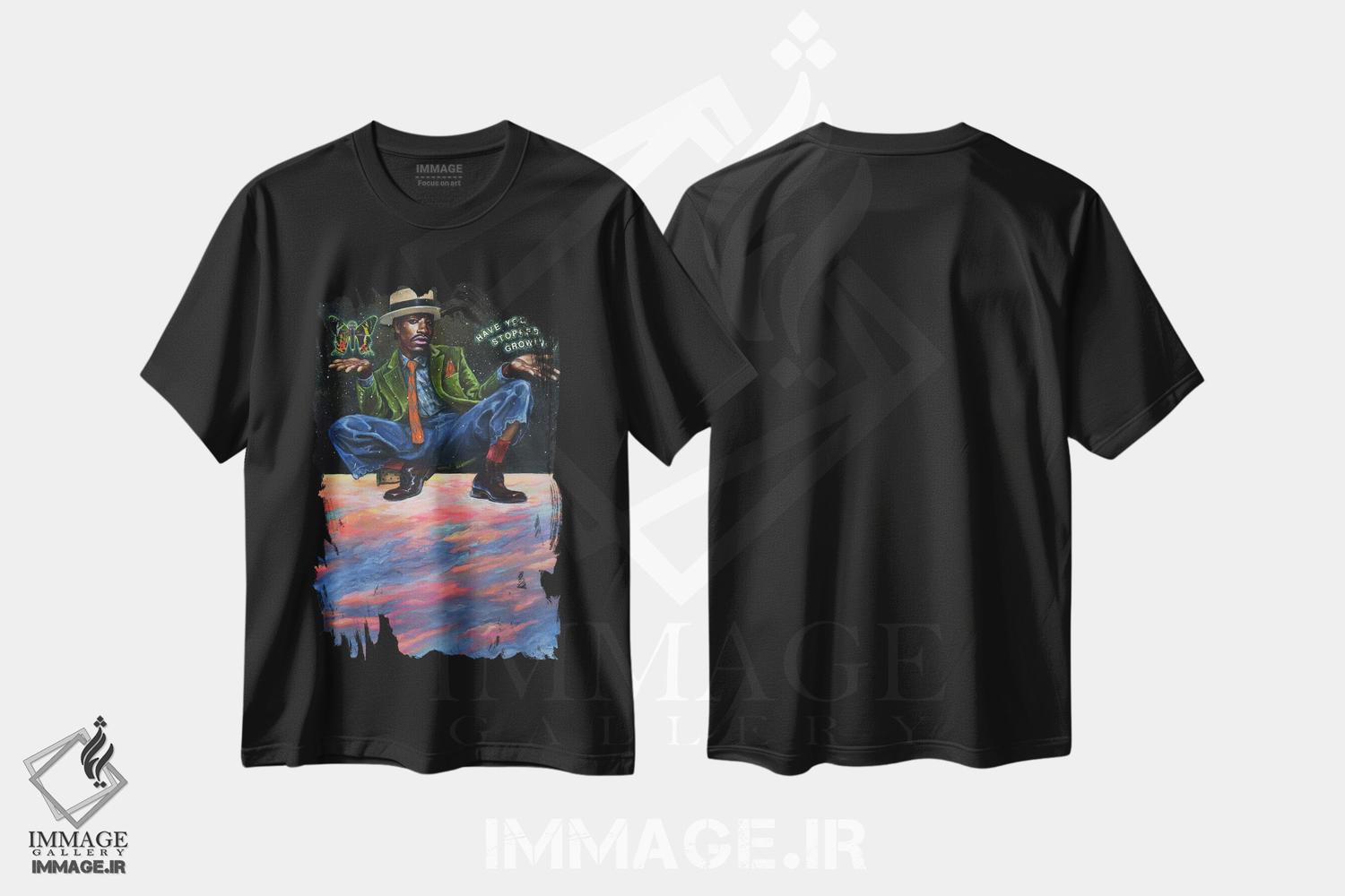 تیشرت طرح دار آثار آرت برادران اسوارتز - immage.ir