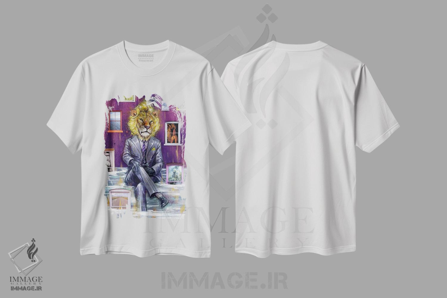 تیشرت طرح دار آن سوی آینه، هنر فاخر اثر آرت برادران اسوارتز | immage.ir
