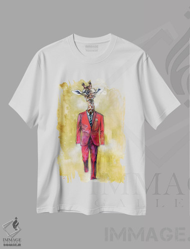 تیشرت طرح دار اندیشهٔ برتر اثر آرت برادران اسوارتز | فروشگاه ایماژ