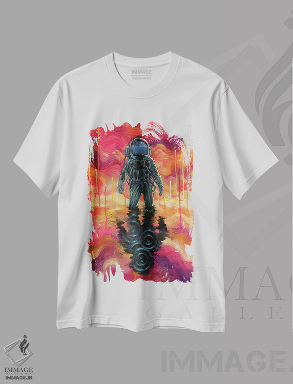 تیشرت طرح دار اسپیس من اسپلایف، دکوراسیون جایگزین اثر آرت برادران اسوارتز | immage.ir