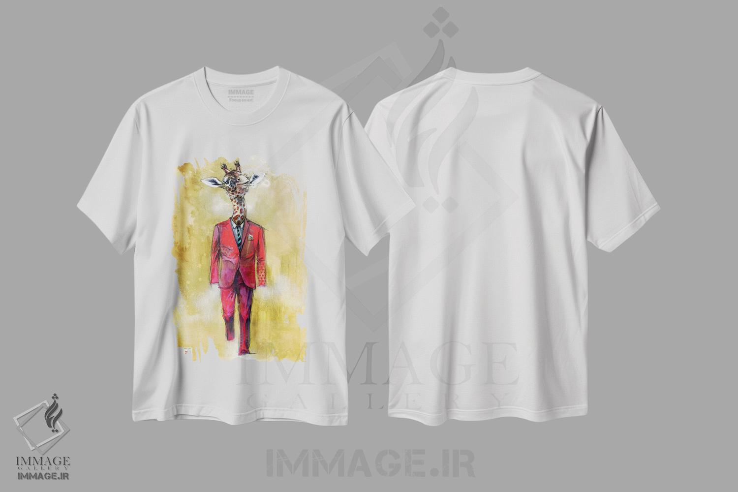 تیشرت طرح دار اندیشهٔ برتر اثر آرت برادران اسوارتز | فروشگاه ایماژ