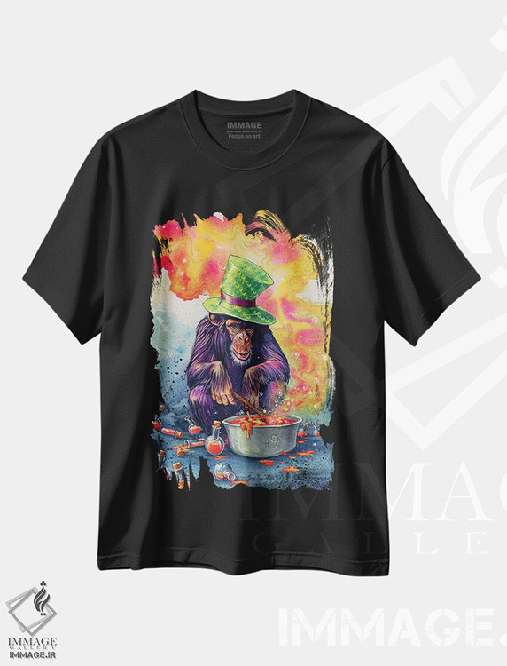 تیشرت طرح دار معجون عشق شماره ۹ اثر آرت برادران اسوارتز | فروشگاه ایماژ