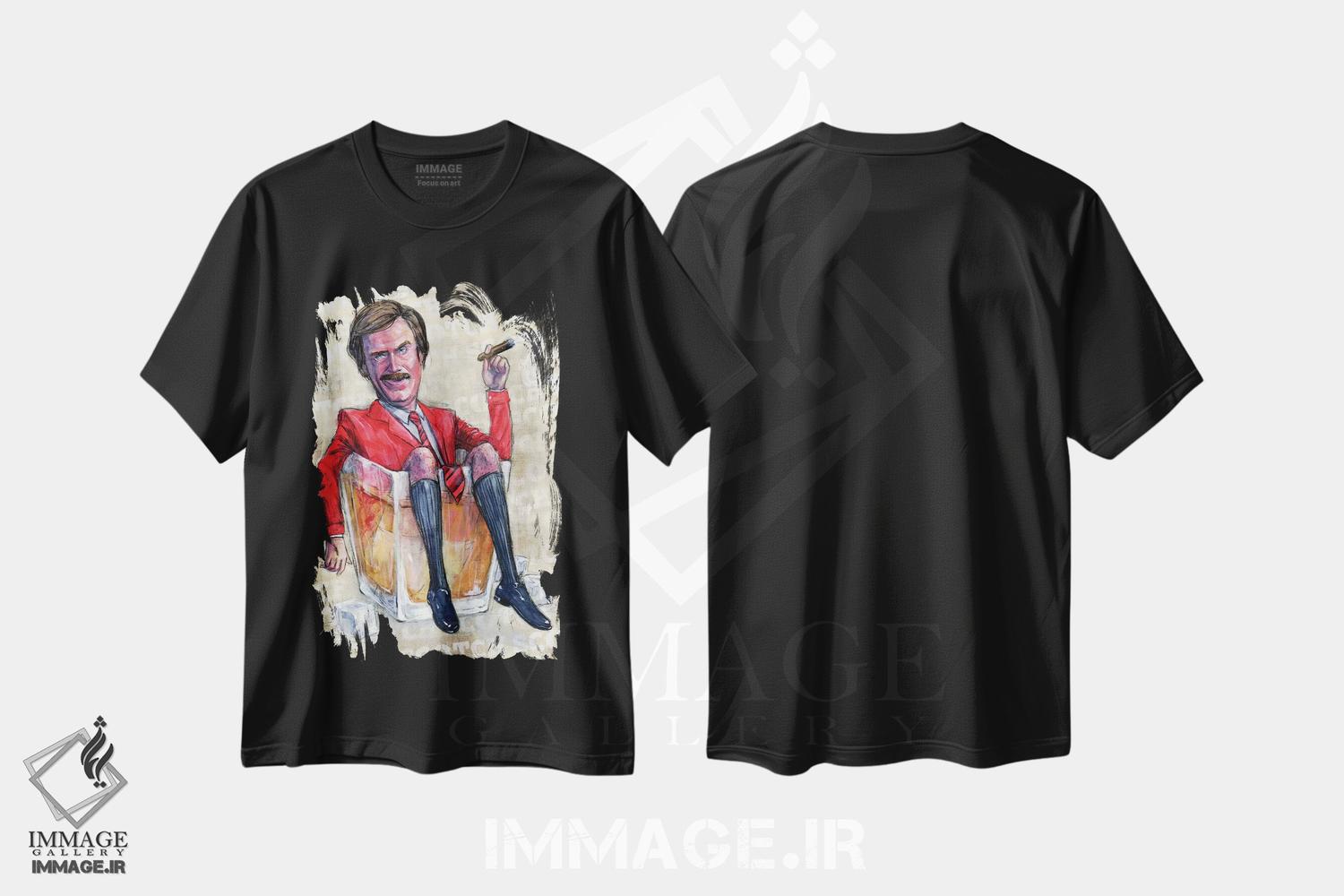 تیشرت طرح دار اسکاچ اسکاچ اسکاچ، هنر فاخر معاصر اثر آرت برادران اسوارتز | فروشگاه ایماژ