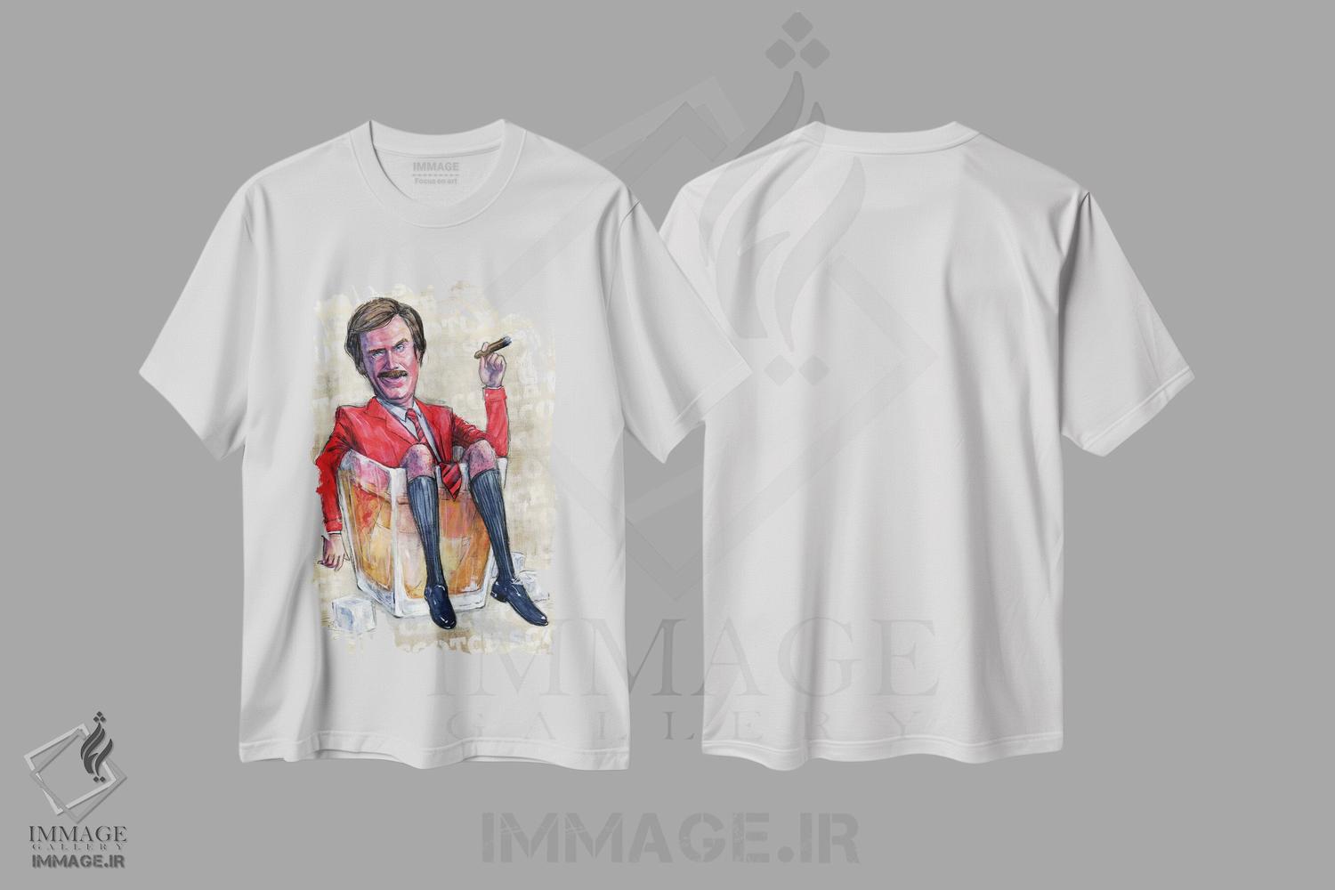 تیشرت طرح دار اسکاچ اسکاچ اسکاچ، هنر فاخر معاصر اثر آرت برادران اسوارتز | immage.ir