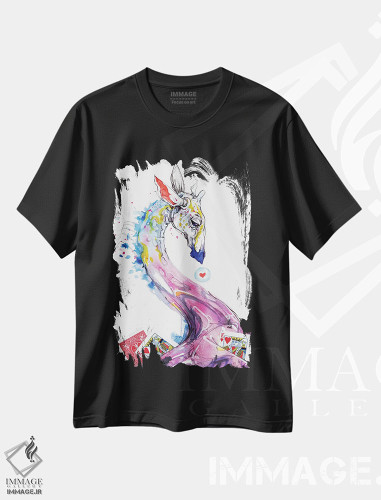 تیشرت طرح دار فوم حافظه جادویی سفید، هنر فاخر معاصر اثر آرت برادران اسوارتز | فروشگاه ایماژ