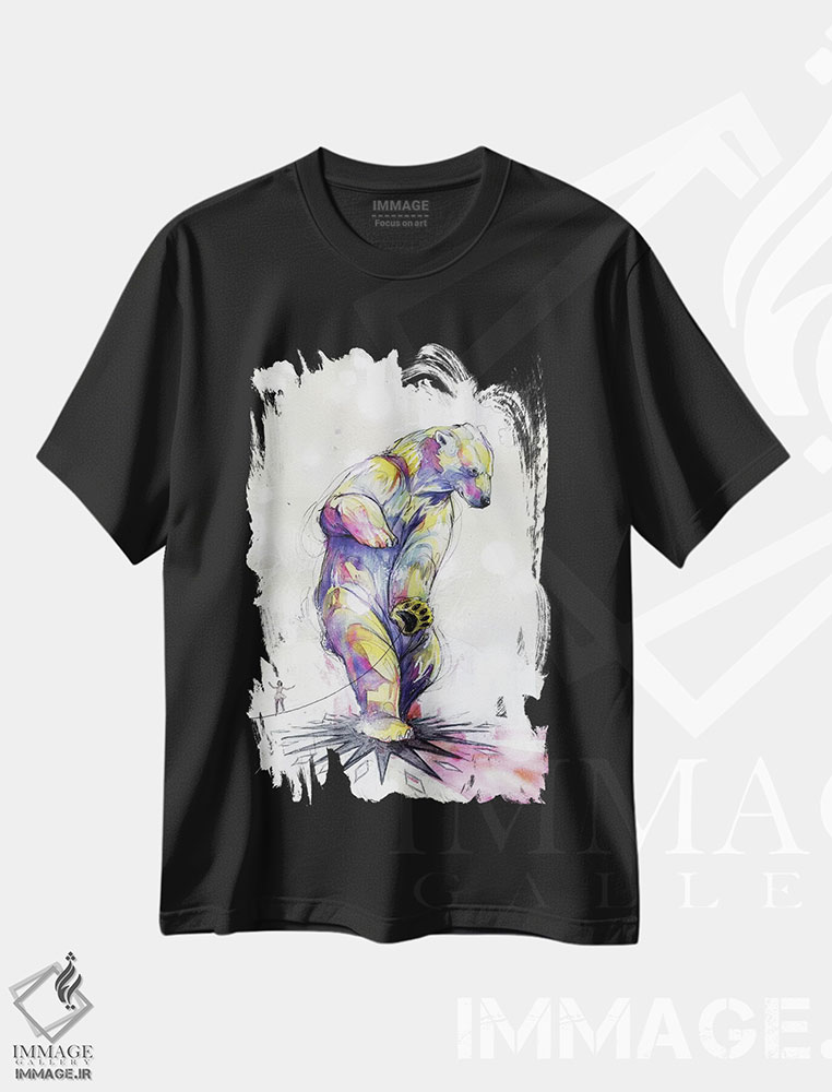 تیشرت طرح دار تصمیمات شیطانی، هنر فاخر معاصر اثر آرت برادران اسوارتز | فروشگاه ایماژ