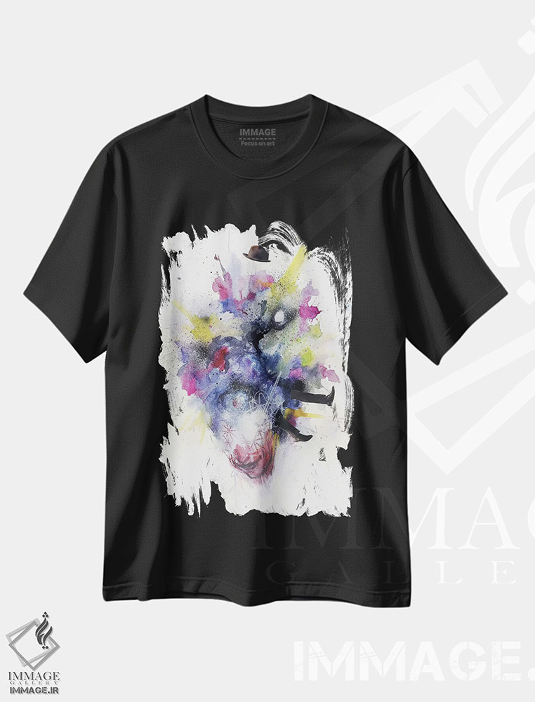 تیشرت طرح دار مرگ ایگو، هنر فاخر معاصر اثر آرت برادران اسوارتز | immage.ir
