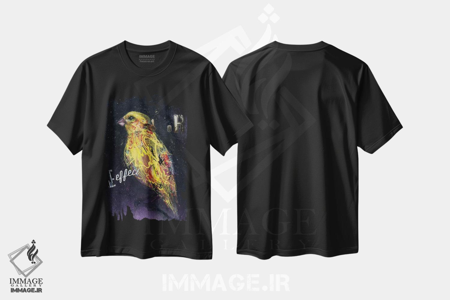 تیشرت طرح دار اثرگذار، هنر فاخر معاصر اثر آرت برادران اسوارتز | فروشگاه ایماژ