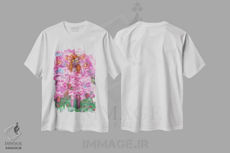 تیشرت طرح دار چشم های کالیدوسکوپی، هنر فاخر معاصر اثر آرت برادران اسوارتز | immage.ir