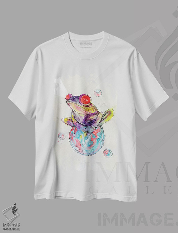 تیشرت طرح دار کرانچ کره بادام زمینی، هنر فاخر معاصر اثر آرت برادران اسوارتز | immage.ir