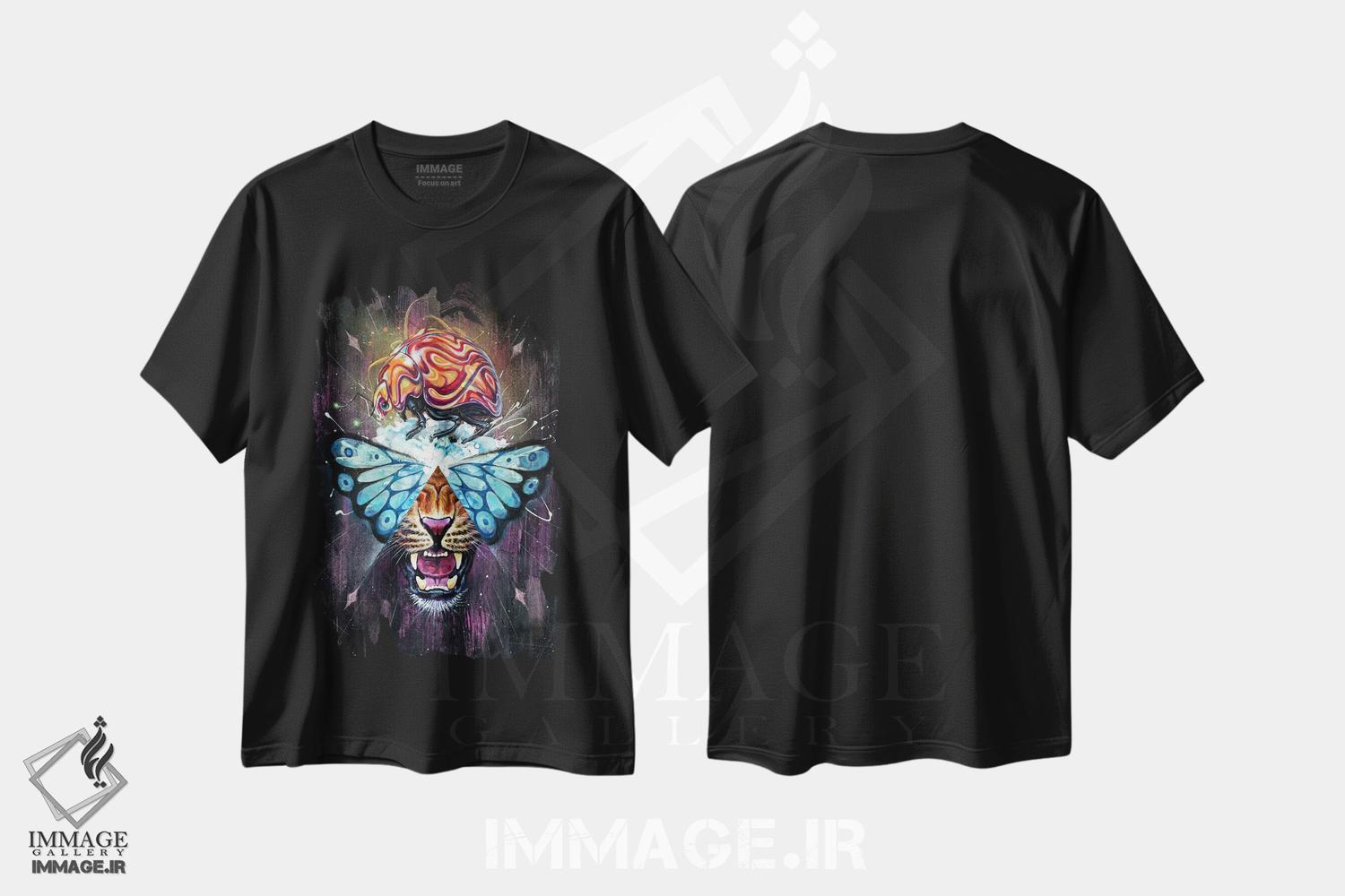 تیشرت طرح دار نان تست رؤیا، هنر فاخر اثر آرت برادران اسوارتز | فروشگاه ایماژ