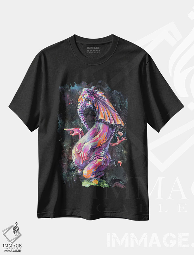 تیشرت طرح دار مالکیت فکری، هنر فاخر اثر آرت برادران اسوارتز | immage.ir