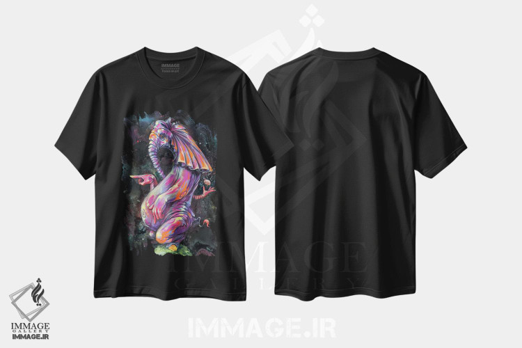 تیشرت طرح دار مالکیت فکری، هنر فاخر اثر آرت برادران اسوارتز | immage.ir