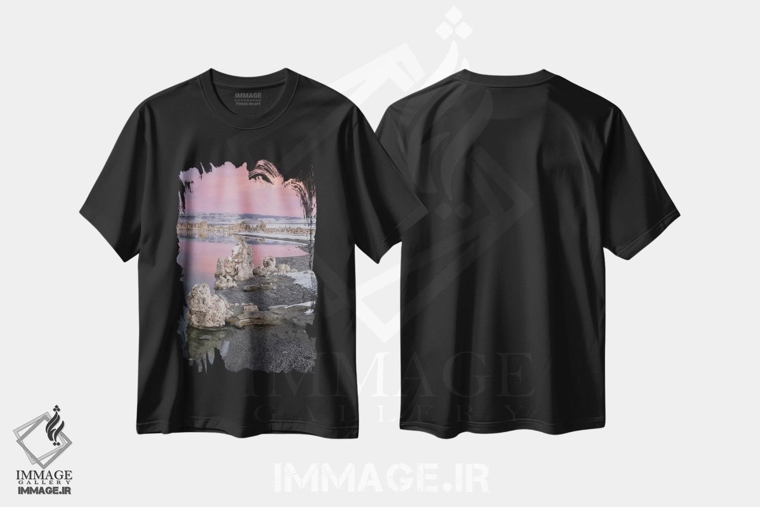 تیشرت طرح دار هنوز ایستاده III، مدیوم اثر استیو برکلی | فروشگاه ایماژ