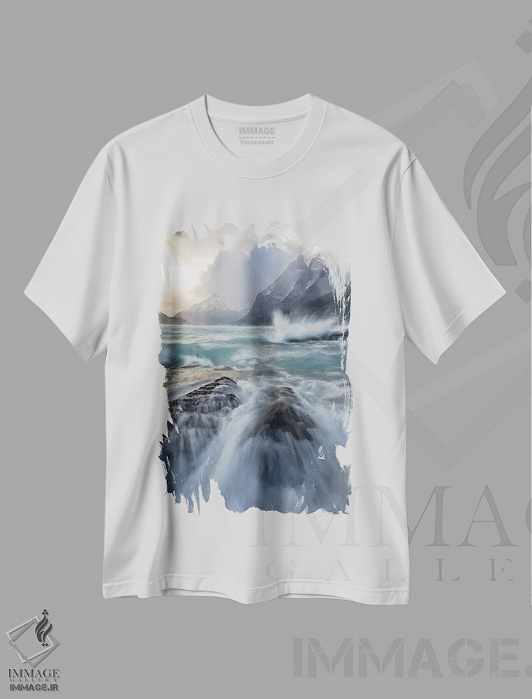 تیشرت طرح دار تورس دل پاین IV، مدیوم اثر استیو برکلی | فروشگاه ایماژ