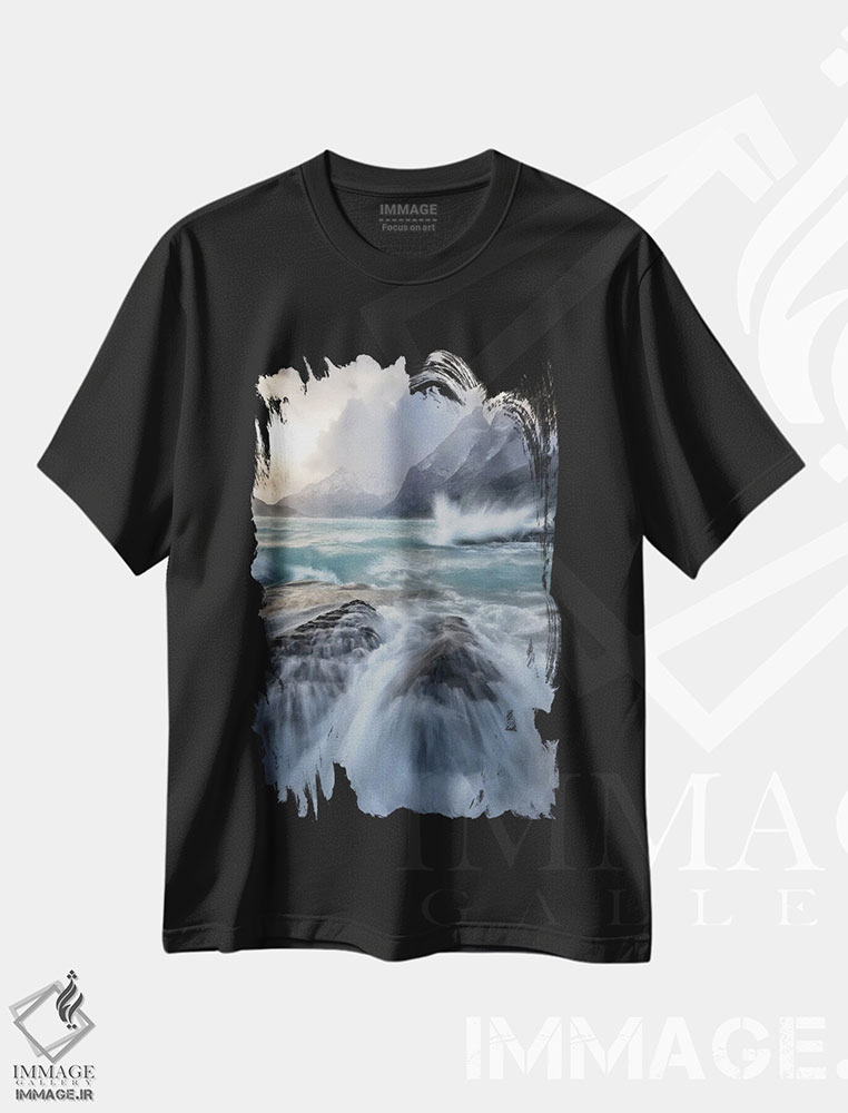 تیشرت طرح دار تورس دل پاین IV، مدیوم اثر استیو برکلی | immage.ir