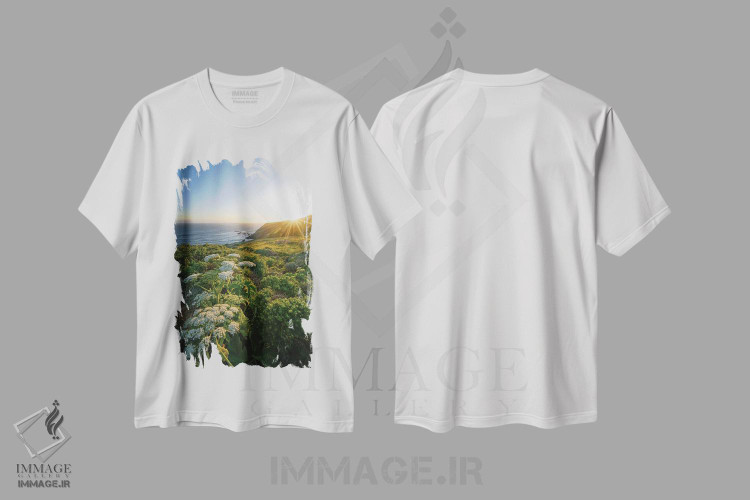 تیشرت طرح دار نقطهٔ تنسی، مدیوم اثر استیو برکلی | immage.ir