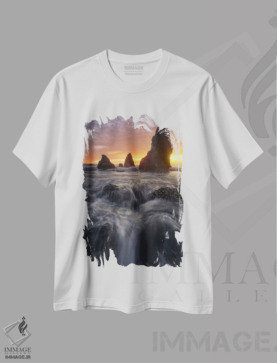 تیشرت طرح دار نور کارنلیان، مدیوم اثر استیو برکلی | فروشگاه ایماژ