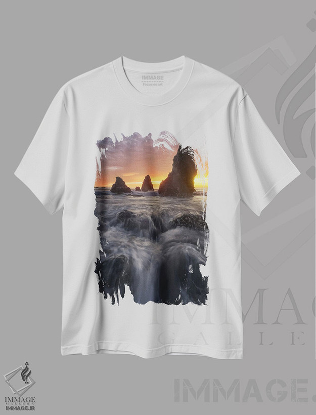 تیشرت طرح دار نور کارنلیان، مدیوم اثر استیو برکلی | فروشگاه ایماژ