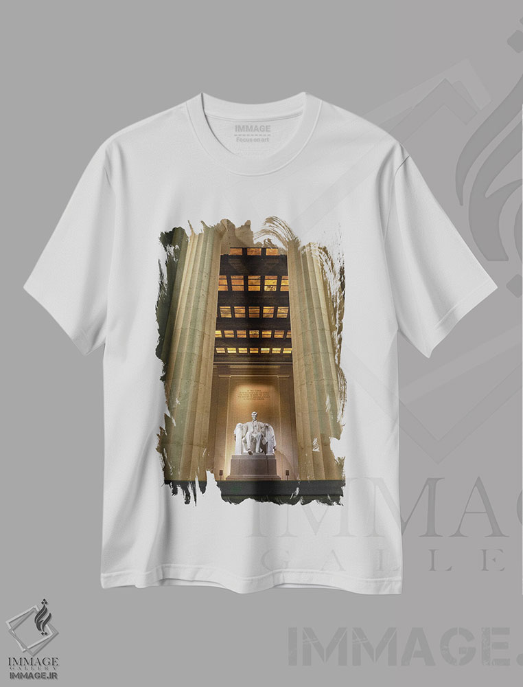 تیشرت طرح دار لینکلن، مدیوم اثر استیو برکلی | immage.ir