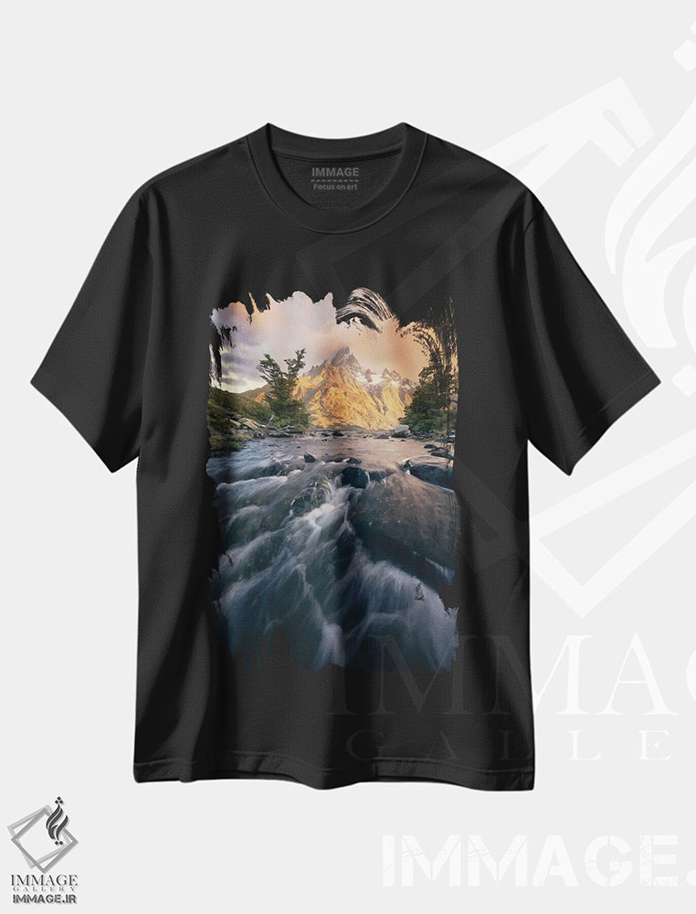 تیشرت طرح دار پاین گرانده، مدیوم اثر استیو برکلی | immage.ir