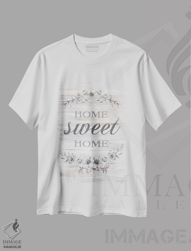 تیشرت طرح دار خانه عزیز من، دکور کلبه و لژ اثر بلوبرد بارن | فروشگاه ایماژ