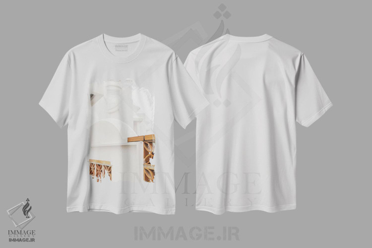 تیشرت طرح دار زیبایی معماری، تزئینی اثر بلی | فروشگاه ایماژ