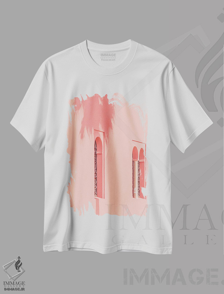تیشرت طرح دار نور و سایه، تزئینی اثر بلی | immage.ir