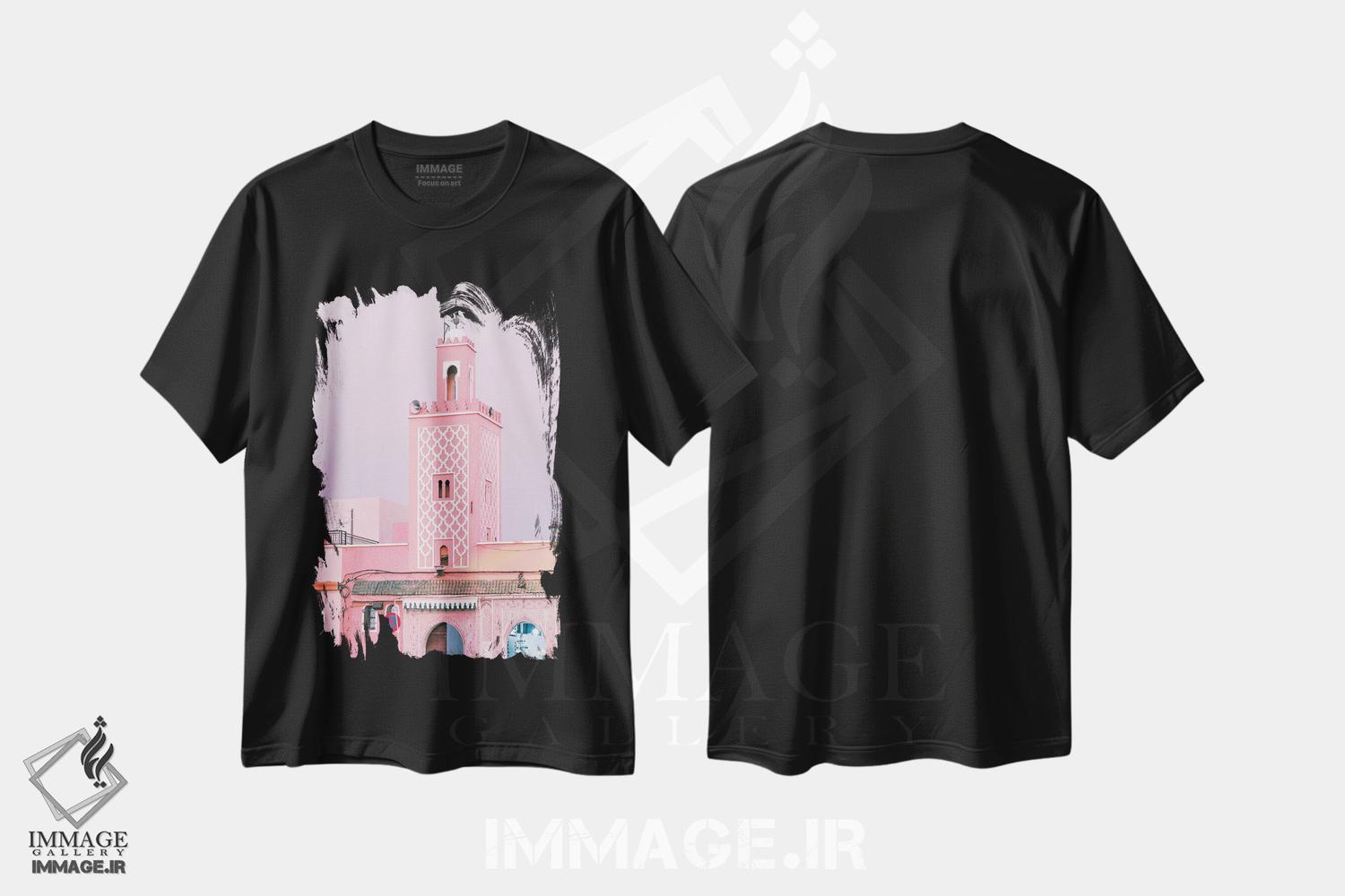 تیشرت طرح دار مدینهٔ مراکش، دکور آفریقایی اثر بلی | immage.ir