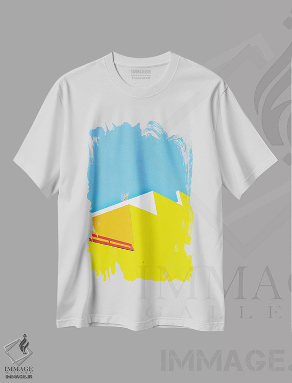 تیشرت طرح دار ارتباطات مدرن، تزئینی اثر بلی | immage.ir