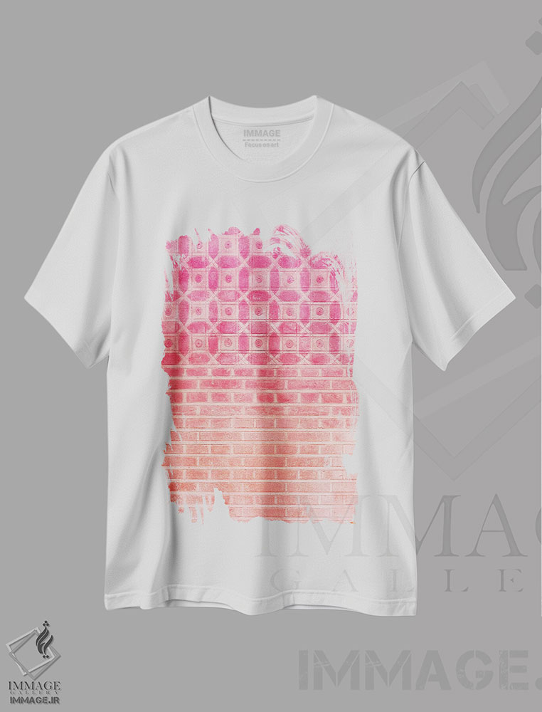تیشرت طرح دار رنگ های ایتالیا اثر بلی | immage.ir