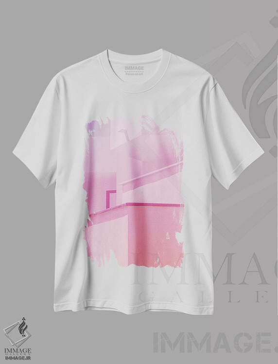 تیشرت طرح دار معماری هندسی انتزاعی II، تزئینی اثر بلی | immage.ir