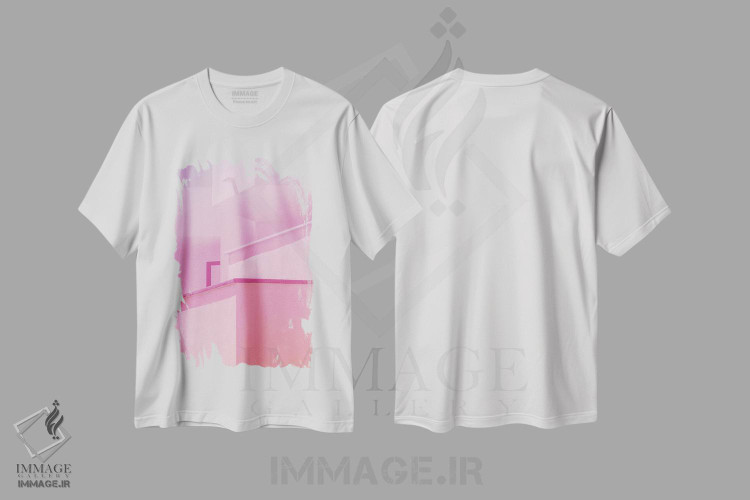 تیشرت طرح دار معماری هندسی انتزاعی II، تزئینی اثر بلی | immage.ir
