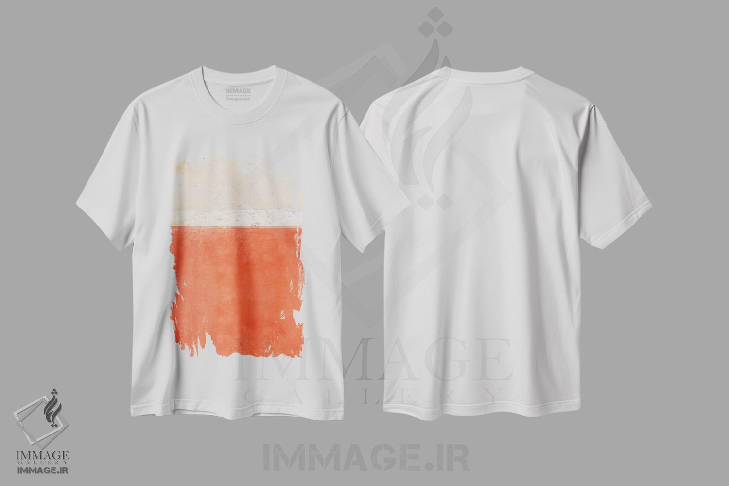 تیشرت طرح دار دیوار خیابانی انتزاعی اثر بلی | immage.ir