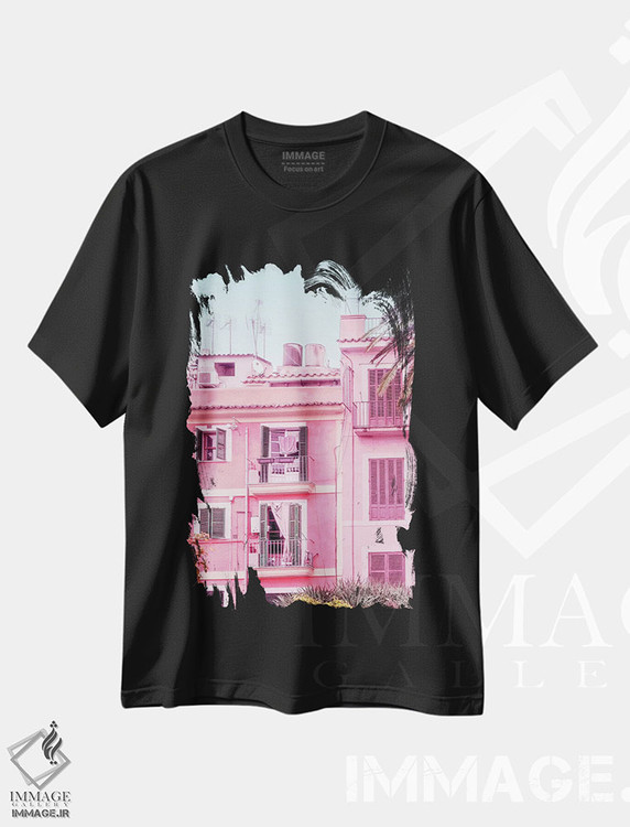 تیشرت طرح دار بهشت تابستانی، باربیکور اثر بلی | immage.ir